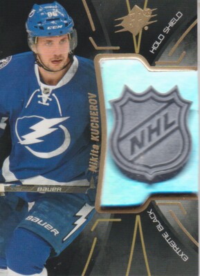 2016-17 SPx Extreme Black Holo Shield Nikita Kucherov - Tampa Bay Lightning