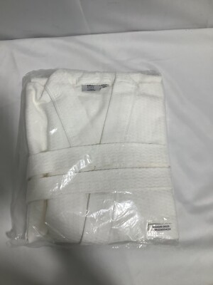 Go Spa Est White Spa Robe Waffle Weave Unisex