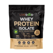 Whey Protein Isolate with Colostrum Grass Fed Chocolate 846 G