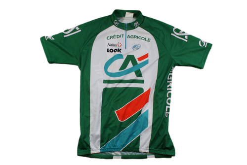 Maillot Vélo Vintage Crédit Agricole - Nalini Look UCI - Taille XL