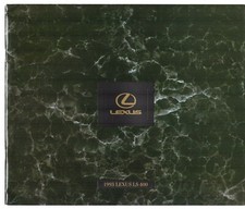Lexus LS 400 1993-94 UK Market Sales Brochure