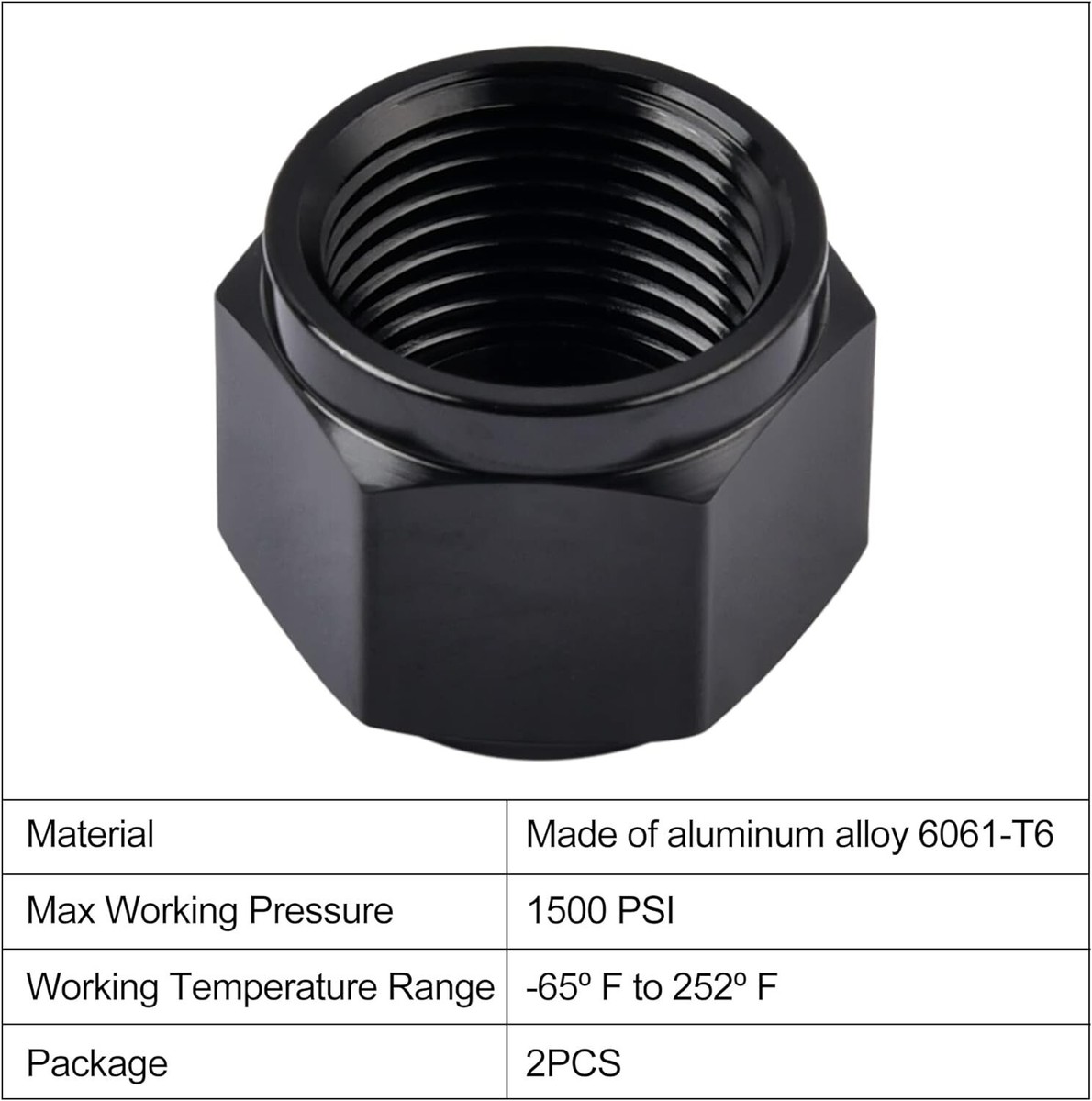 10 ORB Male to -8AN Male Fitting, ORB1008