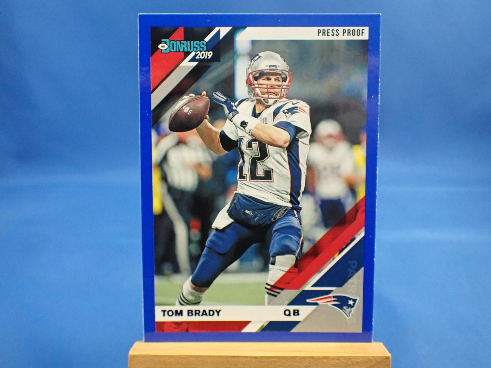 Donruss 2019 Press Proof Blue Tom Brady #162