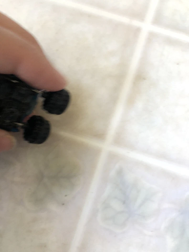 Micro Machines Monster Black Blue Jeep 1987 Galoob - Image 2 of 4