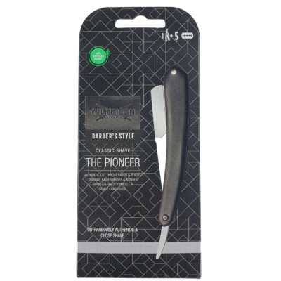 Wilkinson Sword Barber`s Style Klappbares Rasiermesser + 5 Rasierklingen