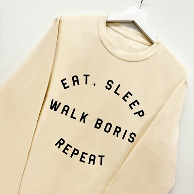 EAT SLEEP WALK DOG REPEAT - individueller Hundepullover, Hundepullover, Geschenk für Haustierbesitzer