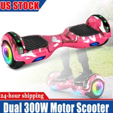 6.5" LED Wheels & Headlight Hoverboard Electric LED Self-Balancing Scooter NEW