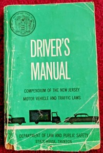 Vintage NJ Driver's Manual 1954 State of New Jersey DMV Motor Vehicle ...