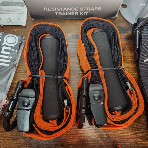 Qon Quill Resistance Straps Trainer Kit Home Gym Workout Equipment - Picture 5 of 9