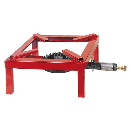 Fornellone a Gas Extra 45x45 Metallo Rosso/Nero DF 803932 - Offerta 2 Pezzi