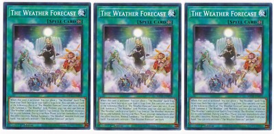 The Weather Forecast (X3) MP23-EN099 Yugioh 1st Edition