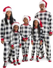 The Children's Place Baby Family Matching, Plaid Thermal Pajamas Sets
