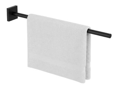 DEUSENFELD Edelstahl Handtuchhalter Handtuchstange 460mm SS304 matt schwarz ☐ - Bild 1 von 3