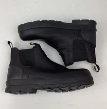 Muck Boots Chore Men's Leather WP Comp Safety Toe Chelsea Boot Black Size 11