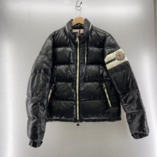 Moncler Eric Down Jacket Black Size 5 Used Winter Coat Slim Fit