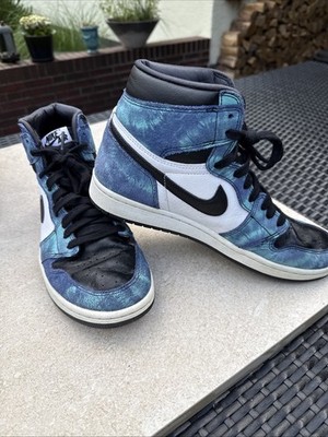 Nike Jordan 1 Retro High Tie Dye, Sneaker, Turnschuh, Gr.41, Blau