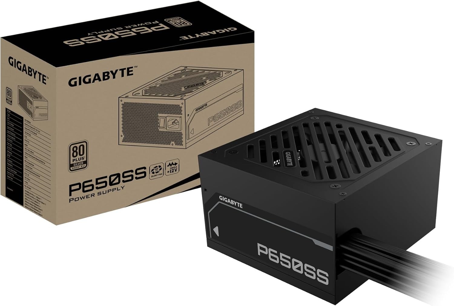 GIGABYTE P650SS alimentation PC 650W argent ultra stable pour le gaming