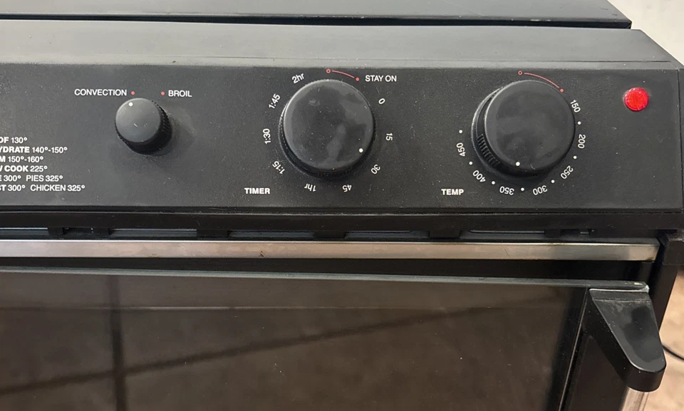 Vintage 1993 Farberware Turbo Oven Convection Model T4800 Broiler No Racks - Image 3 of 4