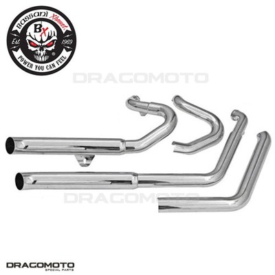 Harley FLFB 1750 ABS Softail Fat Boy 107 2018-2020 Auspuffanlage BASSANI Pros...
