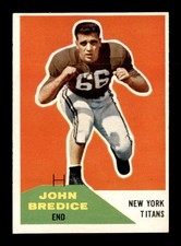 1960 Fleer #112 John Bredice RC EXMT/EXMT+ X3513695