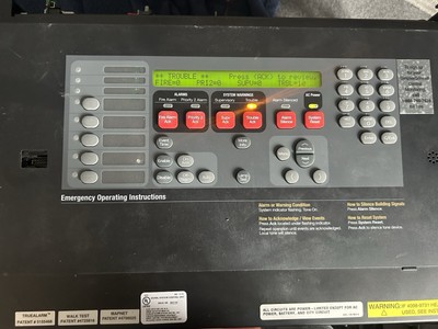 Simplex 4100U Display | 4100-9111 Simplex 2x40 Master Operator Interface Display