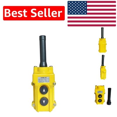 Compact Rainproof Push Button Switch for Hoists - Effective Crane Control