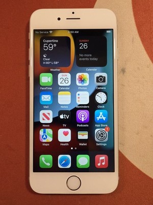 Apple iPhone 6s - 128 GB - Silver (Unlocked) Great Condition