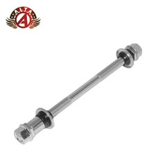 ALTA Chrome Bicycle Rear Hub Axle 3/8 X 185mm 26T BMX Cruiser Lowrider Wheel.