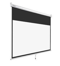 Instahibit 72" 16:9 4K Manual Projection Screen Pull Down Projector Home Movie
