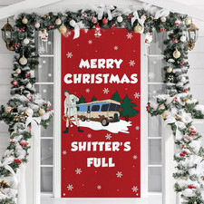 Christmas Vacation Gift, Funny Holiday Door Cover, Griswold Family Cousin Eddie