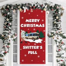Christmas Vacation Gift, Funny Holiday Door Cover, Griswold Family Cousin Eddie
