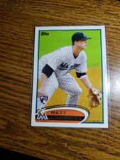 2012 Topps, Miami Marlins - MATT DOMINGUEZ (RC)