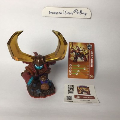 HEAD RUSH Skylanders Figure + Card Rare VGC - Bundle me!
