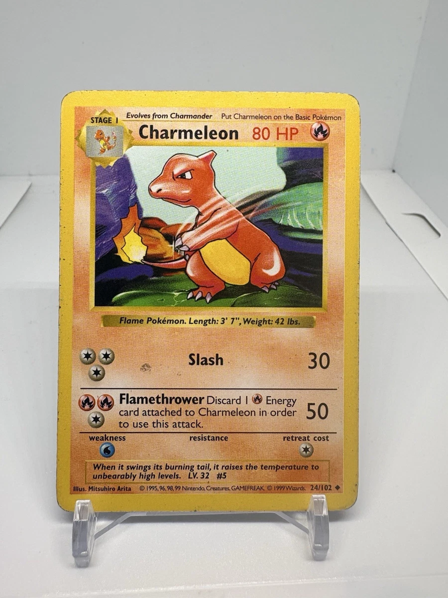 Charmeleon Pokémon TCG Shadowless Individual Collectible Card Game