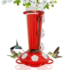 Large Leak Proof Window Hummingbird Feeders For Outdoors Hanging - Was