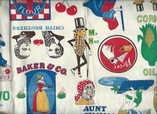 Vnt 70s Retro Kitschy KITCHEN CURTAIN Brand N...