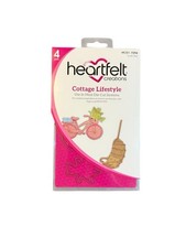 Heartfelt Creations Cottage Lifestyle Cling Stamp  lightly Used  