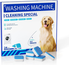 Washing Machine Cleaner Tablets - 24 Pack 12 Month Supply  HE Compatible for