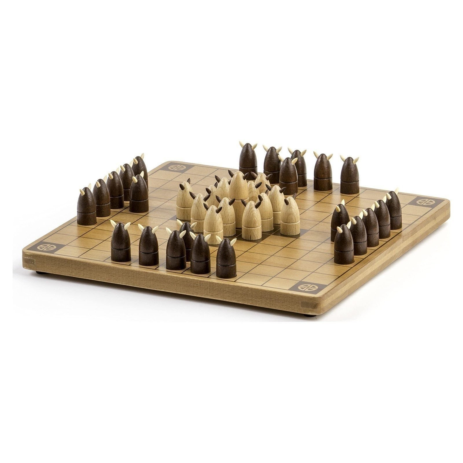 Hnefatafl Viking Strategy Board Game – Two-Player Wooden Game for Kids & Adults