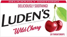 Luden's Deliciously Soothing Wild Cherry, 20 Throat Drop