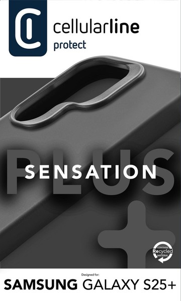 Cellularline Sensation Case FüR Samsung S25+ Black (61013) #1907156-image