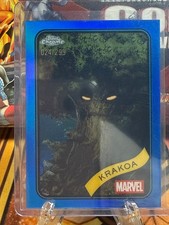Krakoa 2025 Topps Chrome Marvel X-Men # 180 Blue Refractor /299