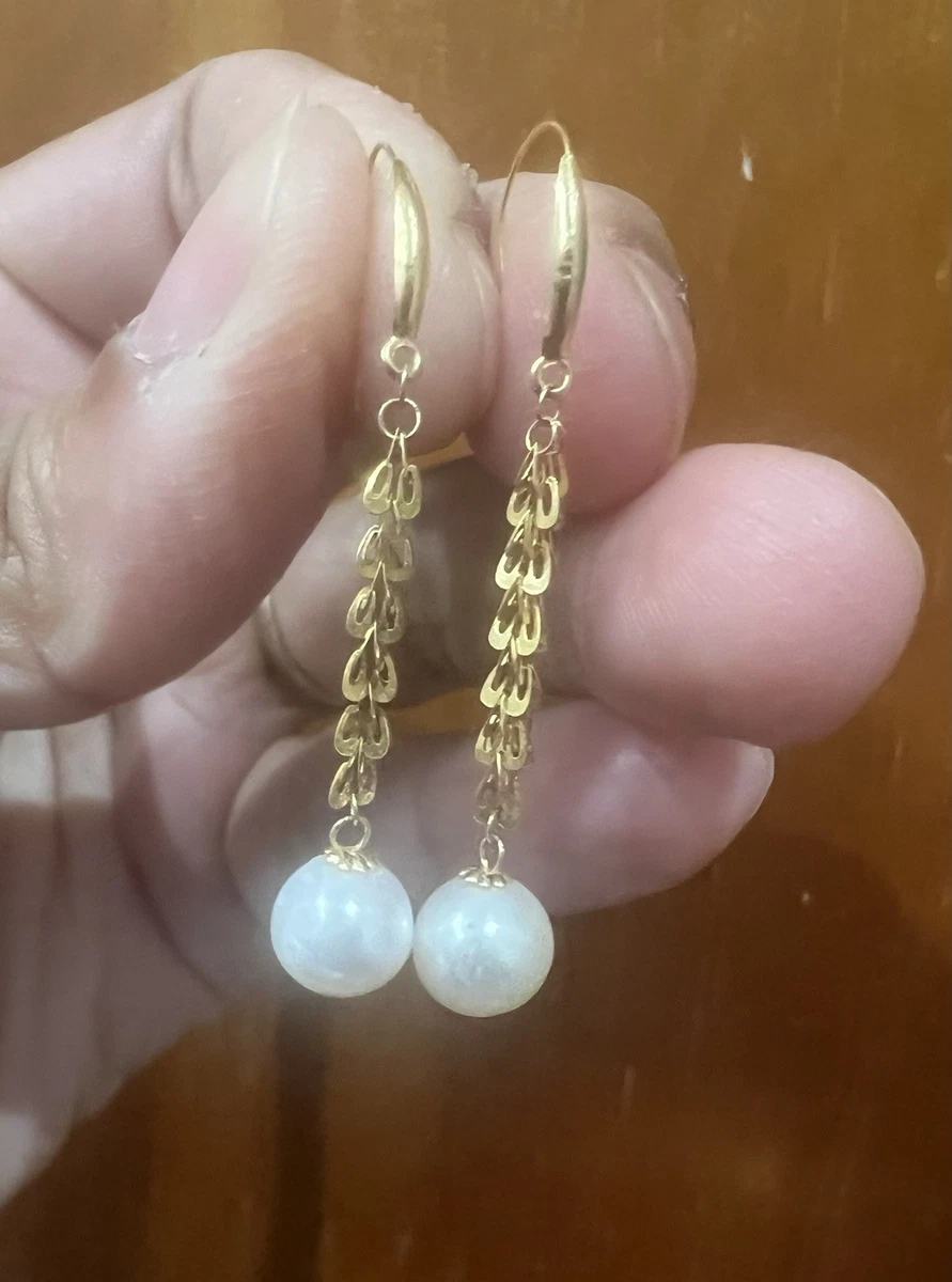 Solid 18k Gold Earrings 
