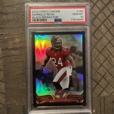 2013 Topps Chrome Darrelle Revis Black Ref /299 PSA 10 GEM MT Bucs color Match