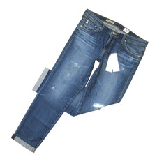 NWT Adriano Goldschmied Stilt Roll-up in 18 Years Flyaway Crop Stretch Jeans 31