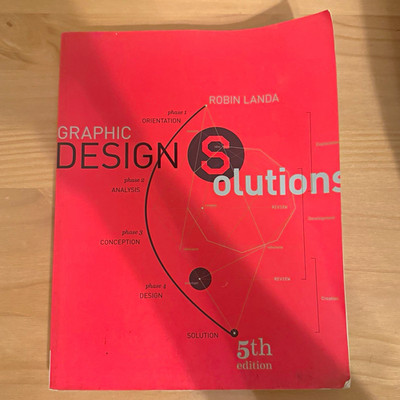 Graphic Design Solutions 5th Ed Paperback by Robin Landa 2011 375p 9781133945529