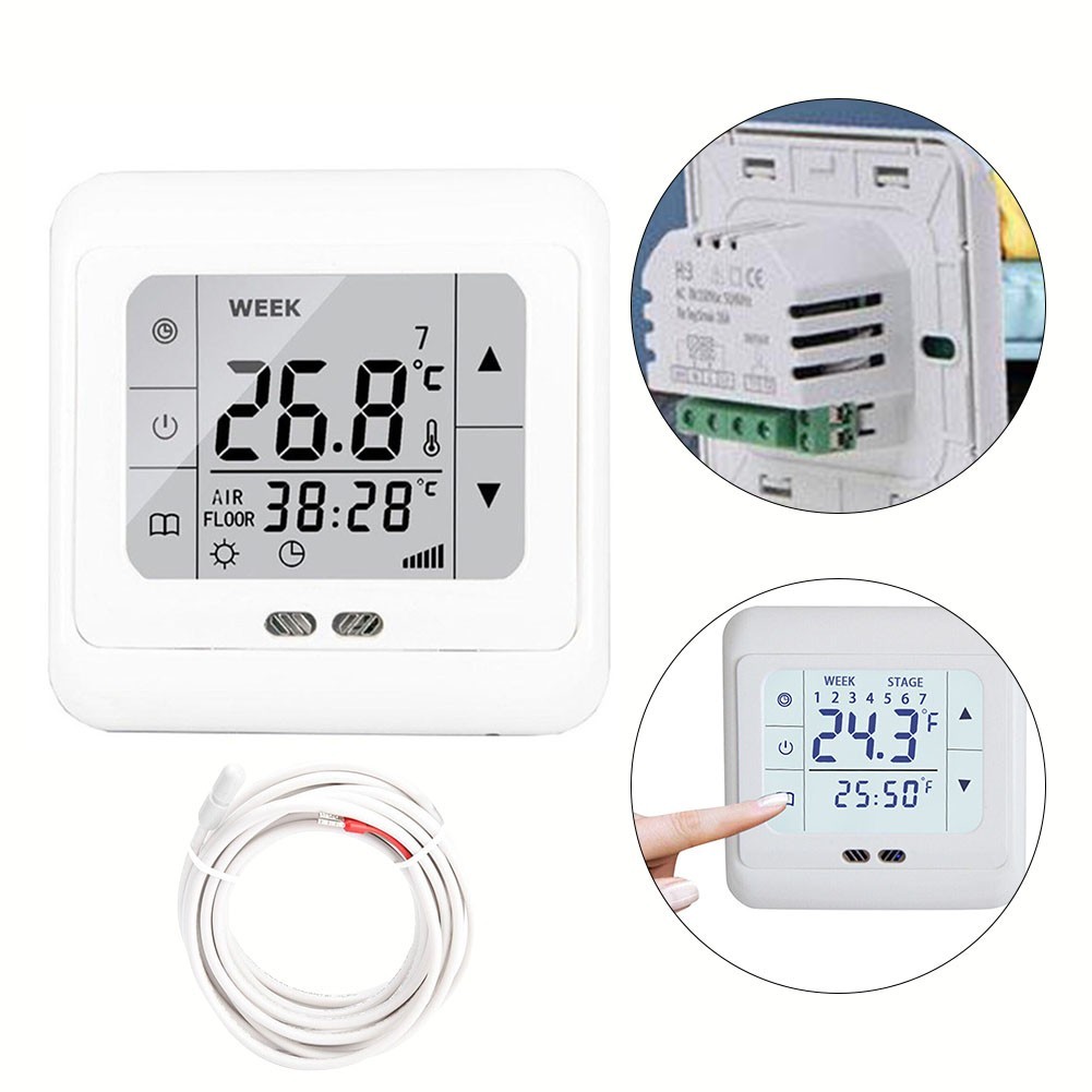 Digital Room Controller for Underfloor Heating with Automatic Calibration