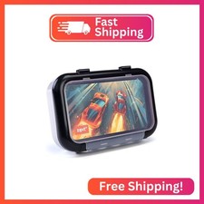 ZIPIT Recycled Plastic Pencil Box for Boys, 2-Compartment Case, Race Car