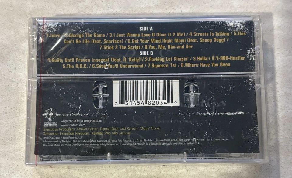 JAY-Z THE DYNASTY-RARE-OOP-NEW SEALED-OG-PLASTIC RIPPED-HYPE STICKER - Image 3 of 4