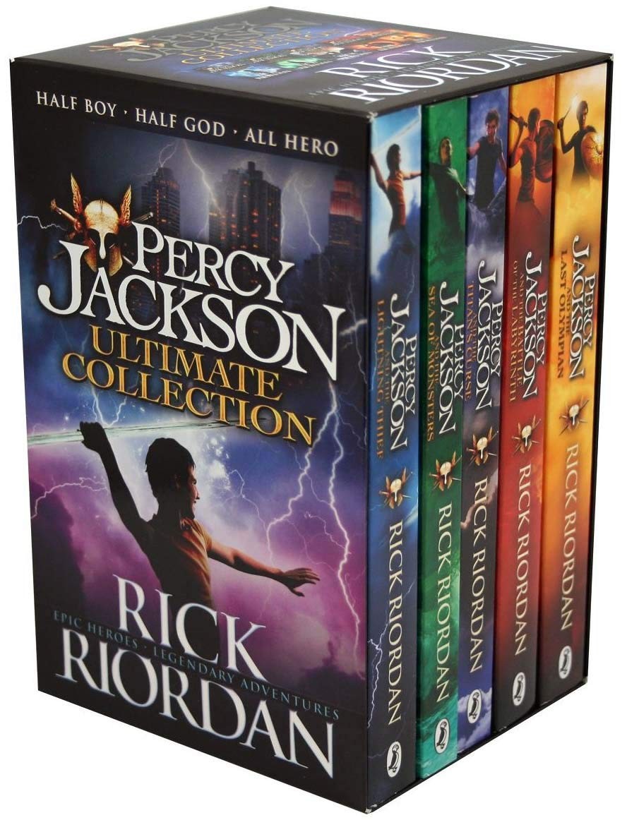 Percy Jackson & The Olympians 5 Children Books Collection Box Set (The Lightnin